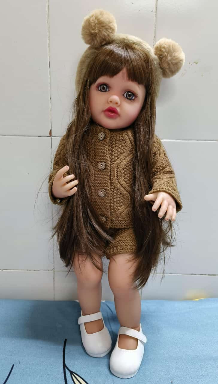 CUTE REALSTIC REBORN BABY SILICON DOLL 20 INCH