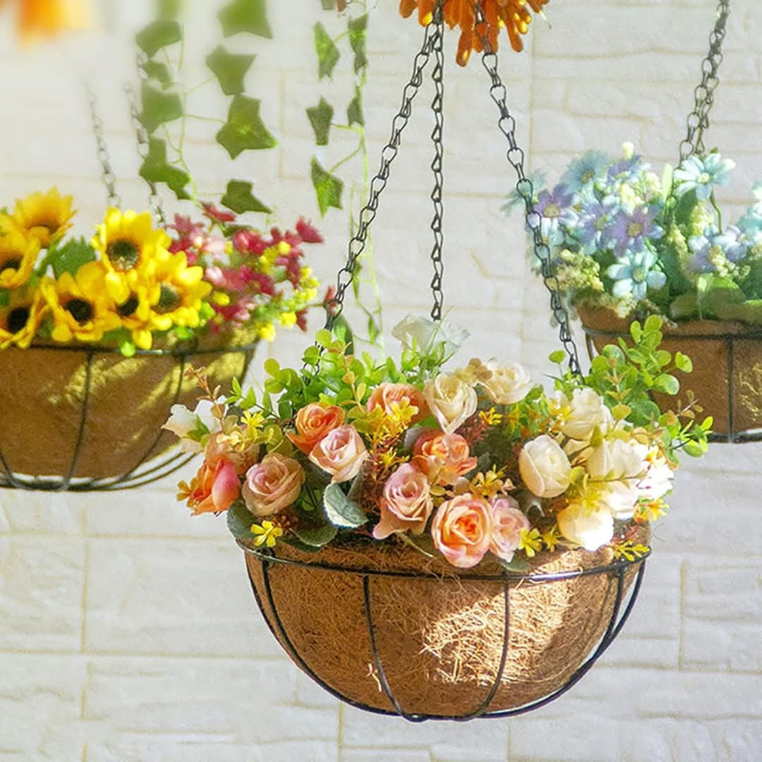 Hanging Planter Basket with Coco Coin